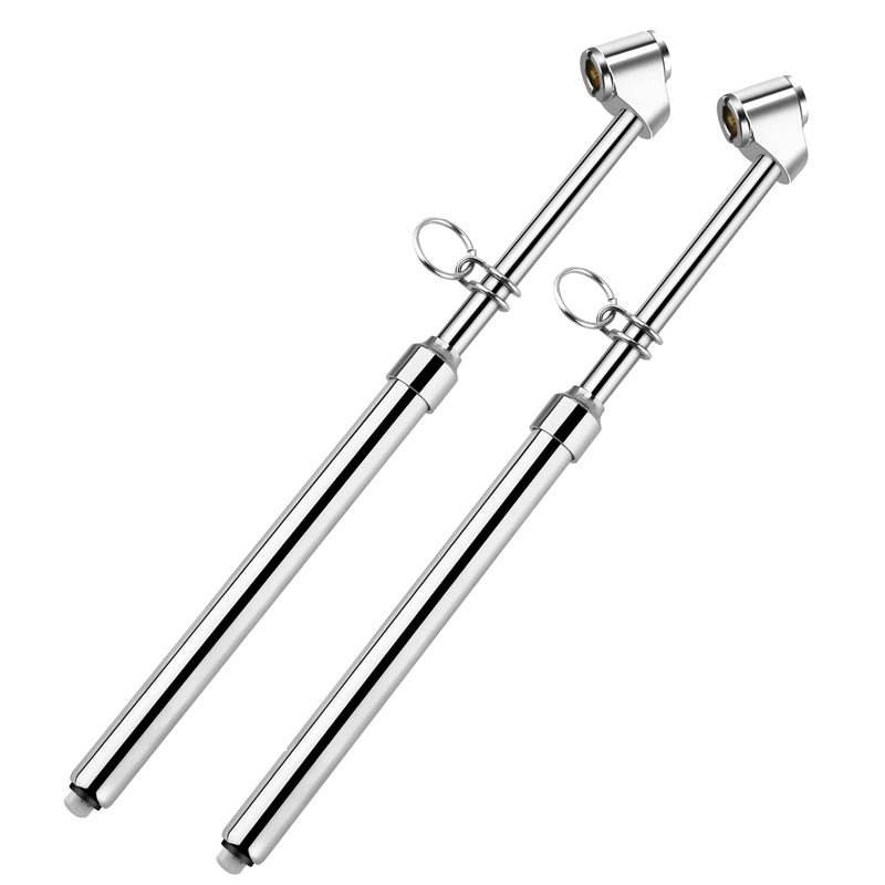ATsafepro Truck Tire Pressure Gauge Heavy Duty Pen Tire Gauge Range to 150PSI/10Bar Dual Head Air Pressure Gauge (Pack of 2) - Image 1